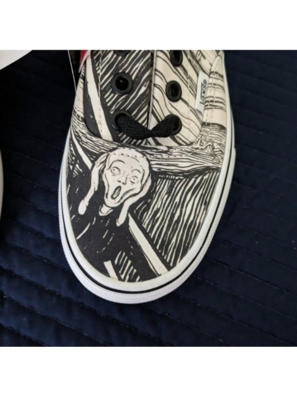 Vans Era MOMA Edvard Munch VNOA4BV41UB Women 5.5 Black and White 072026 - Picture 3 of 7